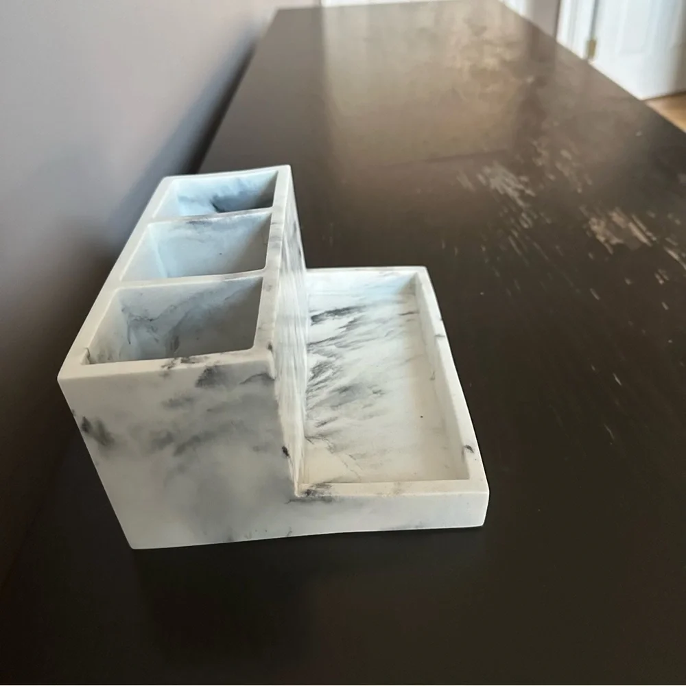 Bino Gray & White Marble Multi Organizer